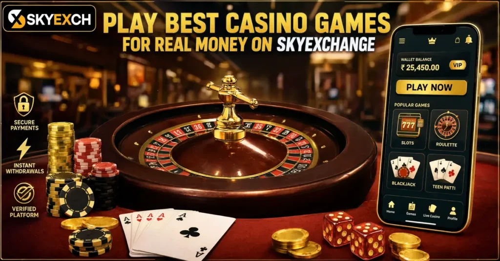 Best Casino Games for Real Money on SkyExchange