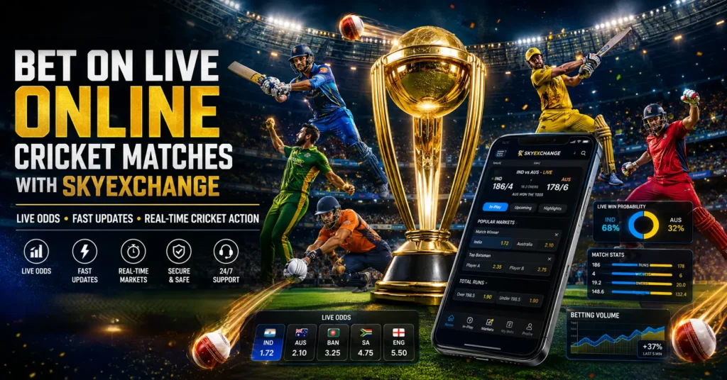 Bet on Live Online Cricket Matches