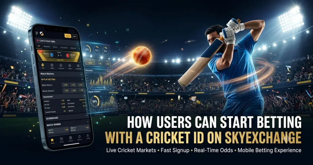 First-Time Users Can Start Betting with a Cricket ID on SkyExchange