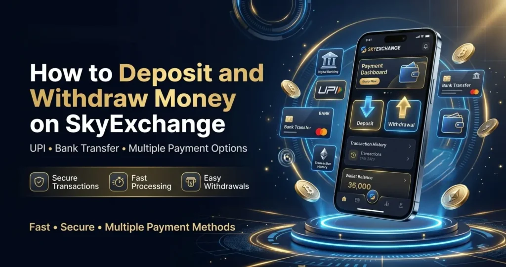 How to Deposit and Withdraw Money on SkyExchange