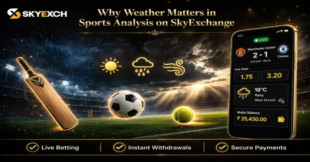 Weather Matters in Sports Analysis on SkyExchange